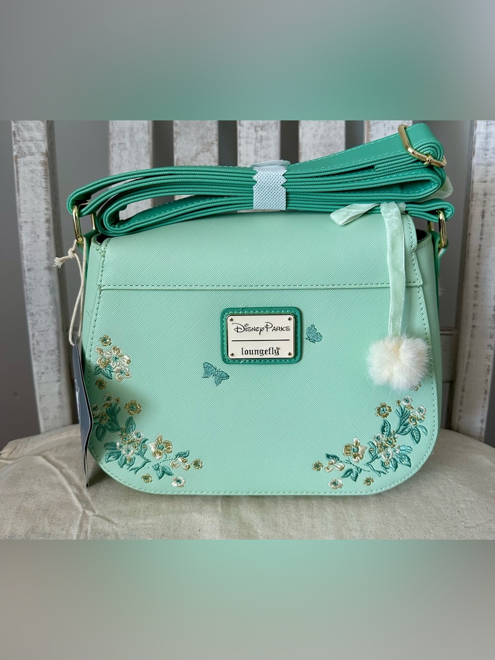 Loungefly Disney Parks Peter Pan-Tinkerbell Crossbody Bag - Picture 3 of 7